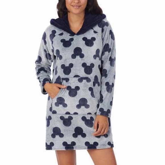 Nwt Disney Mickey Mouse Fleece Lounge Hoodie - Picture 5 of 14